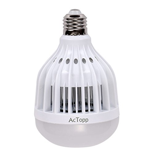 Actopp 3 In 1 Bug Light Zapper, 110v Mosquito Bug Zapper Light Bulb , Indoor/outdoor Lighting, Flying Insects