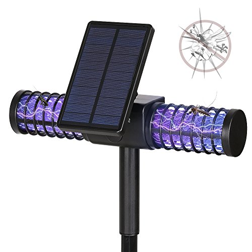 Mosquito Killer Lamp,homecube Solar Led Bug Zapper Light,insect Killer, Fly Zapper With Usb Charge Port Whole