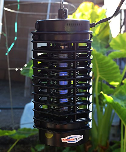 TurboTech Indoor and Outdoor Electronic Bug Zapper Pest Control Insect Mosquito and Fly Killer with 1 Year Warranty
