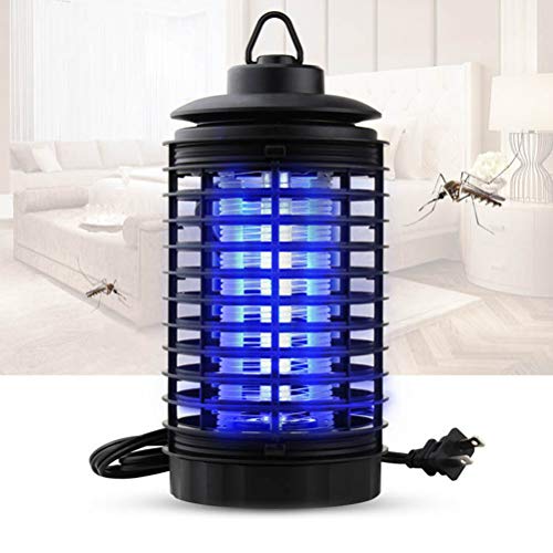 Uonlytech LED Mosquito Killer Electronic Mosquito Repellent Lamp LED Bug Zapper for Home Use 1PcsBlack