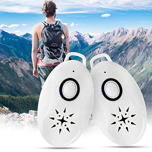 dna18729nd Outdoor Non-Toxic Ultrasonic Electronic Mosquito Repellent Insect Repeller White