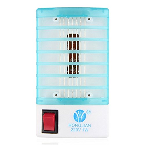 LED Socket Electric Mosquito Fly Bug Insect Trap Night Lamp Killer Zapper Eu Plug