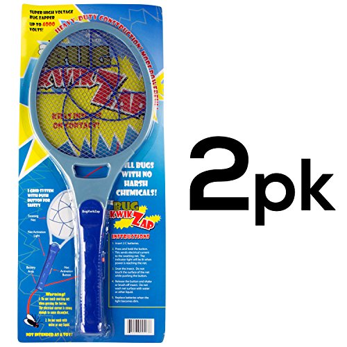 2PK - The Highest Voltage 4000 Volts Most Powerful Bug Zapper for Large Bugs - Electrostatic Absorption Technology Works on Mosquitoes Flies Moths Spiders and Wasps but Very Safe for Humans