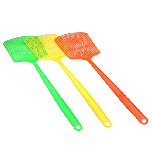 Handheld Fly Swatter Flies Wasp Bug Zapper Zapp Swats Insect Pest Killer X3