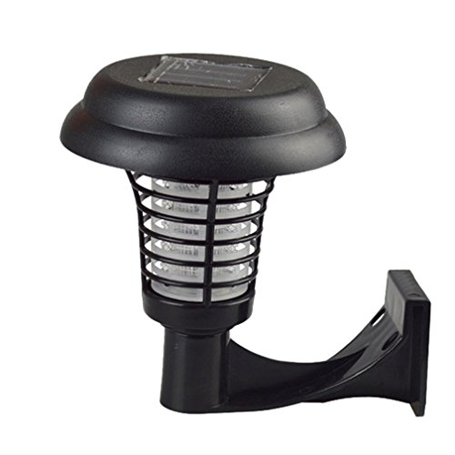 Armra Uv Led Solar Powered Lamp Outdoor Yard Garden Lawn Anti Mosquito Insect Pest Bug Zapper Killer Trapping