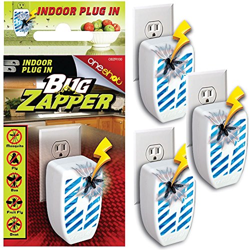 set4 Indoor Outlet Plug-in Mini Bug Zapper - Kill Gnats Flys Mosquitoes