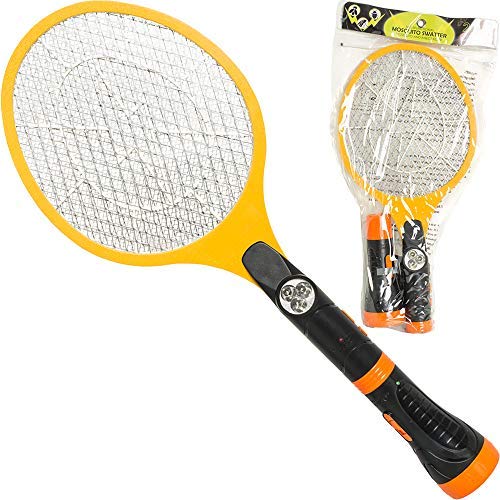 Creatov Electric Mosquito Racket Zapper Swatter - Fly Killer Electric Bug Zapper Tennis Racket Electric Fly Swatter Electronic Mosquito Zapper Racket