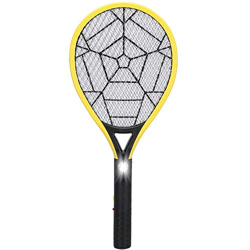Electric Rechargeable Mosquito Swatter 3 Layer Mesh Mosquito Killer Hand Racket 110V