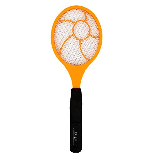 Nrpfell LED Electric Mosquito Swatter Flyswatter Electric Tennis Racket 44 x155 Wasp Mosquito Killer