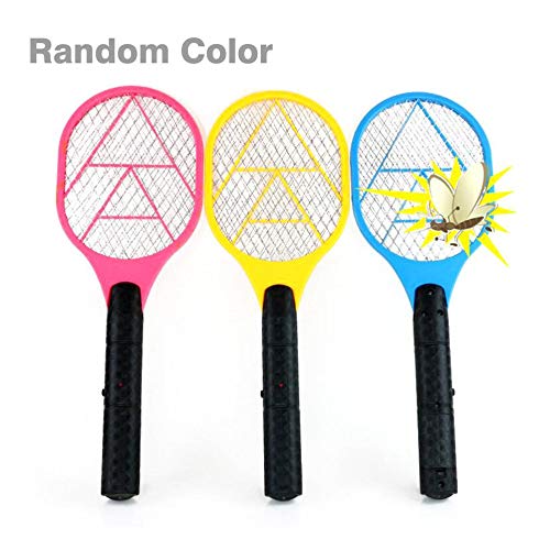 Practical Design Lightweight Handheld Electric Tennis Racket Battery Powered Electric Mosquito Swatter for Home Userandomly delivered