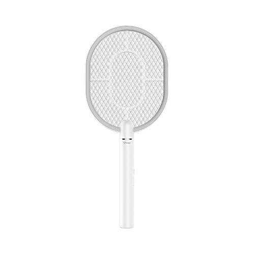 YAGE Electric Fly Swatter 2700 Volt Rechargeable Mosquito 3-Layer Safety Mesh Thats Safe to Touch
