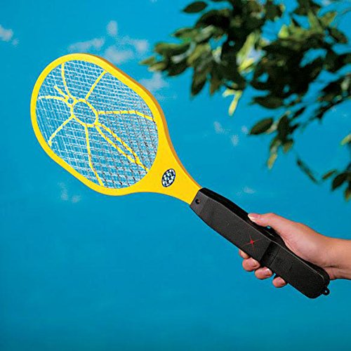 Electronic Bug Zapper Zaps Racket Fly Swatter Mosquito Killer - Best Indooramp Outdoor Pest Control