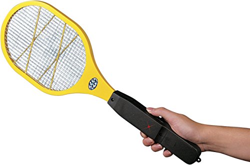 Miles Kimball Yellow Electronic Bug Zapper Racket