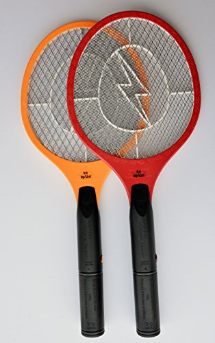 topAlert 705D Electric Bug Fly Mosquito Zapper Swatter Killer Long lasting power by AA Battery- 2PACK