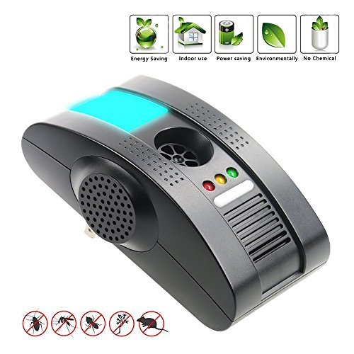 Ultrasonic Pest Control Repellent - Electronic Wall Plug In Unit Best Repeller For Rodents Cockroaches Insects
