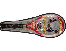 1pc Jolt Racket Bug Zapper - Red & White