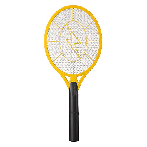 Anmire Electronic Swatter AA Battery Fly Mosquito Bug Racket Zapper with 3 Layer Netting for Indoor and Outdoor Pest Control