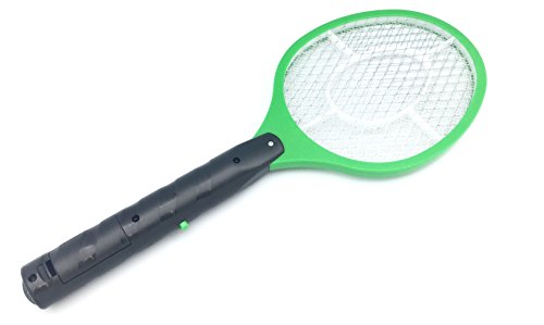 Kilpi Green Indoor And Outdoor Electric Bug Zapper 7-inch X 19-inch, User Friendly Electric Racket