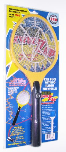 Bug Zapper Electric Fly SwatterModel-HammerStunning 3000 Volts3AA BatteriesLED Light2PK