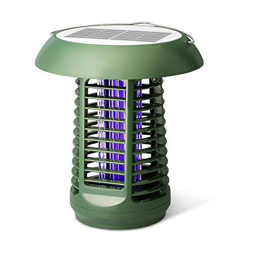 Generic NK63 Solar-Powered UV Bug Zapper Insect Killer LED Garden Lamp Included UL Adapter