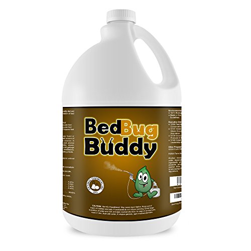 Bed Bug Killer Prevention Spray By Bed Bug Buddy - Natural Bed Bug Spray Used By Professionals Certified By AAES and Pesticide Exempt By EPA - Child Safe Pet Safe - 1 Gallon