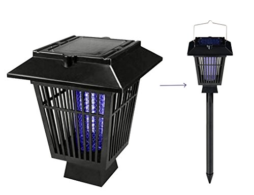 NEW JJMG Electric Bug Zapper Fly Swatter Zap Mosquito Zapper Gnats Zapper Best for Indoor and Outdoor Pest Control Solar Bug zapper
