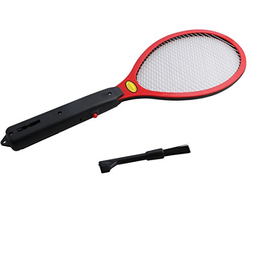 Electric Bug Zapper Fly Swatter Zap Mosquito Zapper2 Layer Wire Net With Brush Best for Indoor and Outdoor Pest Control