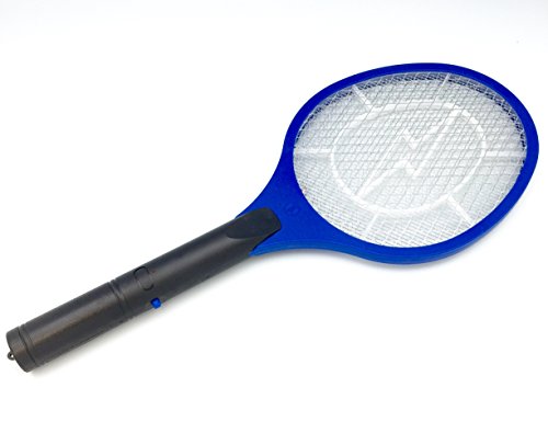 Kilpi Blue 8-Inch X 20-Inch Indoor and Outdoor Electric Bug Zapper Fly Swatter Safe and Effective Electric Racket