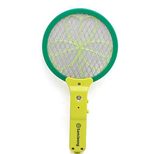 SamJeong Portable Electric Bug Zapper Fly Swatter Zap Mosquito Zapper Best for Indoor and Outdoor Pest ControlRandom Color