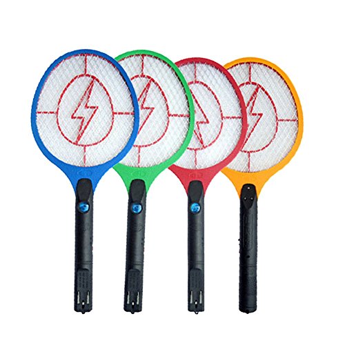 Whitelotous 1 PC Electric Bug Zapper Fly Swatter Zap Mosquito Zapper Best for Indoor and Outdoor Pest Control Color in Random