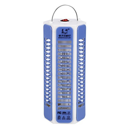 Bug Zapper Electronic Insect Killer Leshp Light-control Electric Mosquito Fly Bug Killer With Trap Lampblue