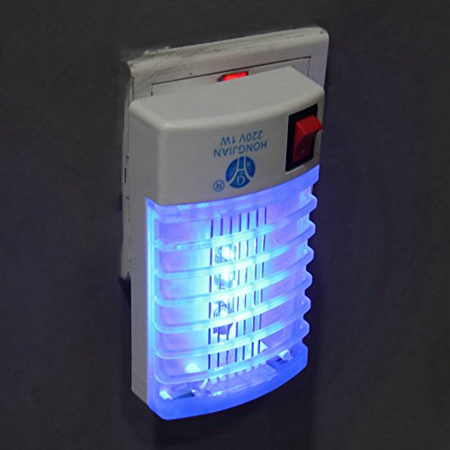 Led Socket Electric Mosquito Fly Bug Insect Trap Night Lamp Killer Zapper Fe
