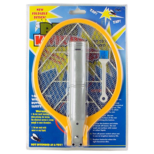 Bugkwikzap Foldable Bug Zapper Electric Fly Swatter 1-pack Without Rechargeable