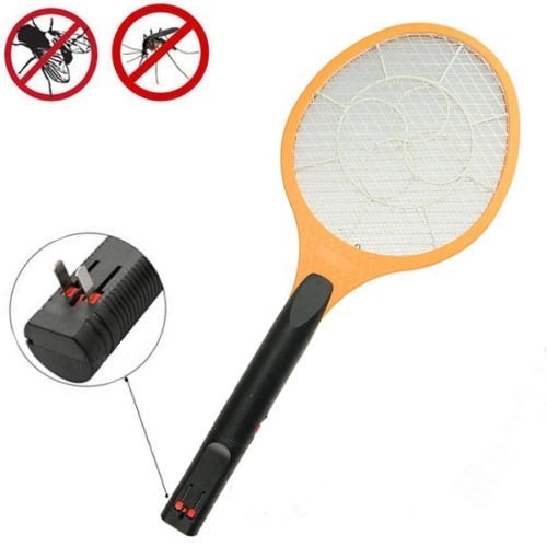 Cordless Rechargeable Bug Zapper Mosquito Insect Electric Fly Swatter Racket Big
