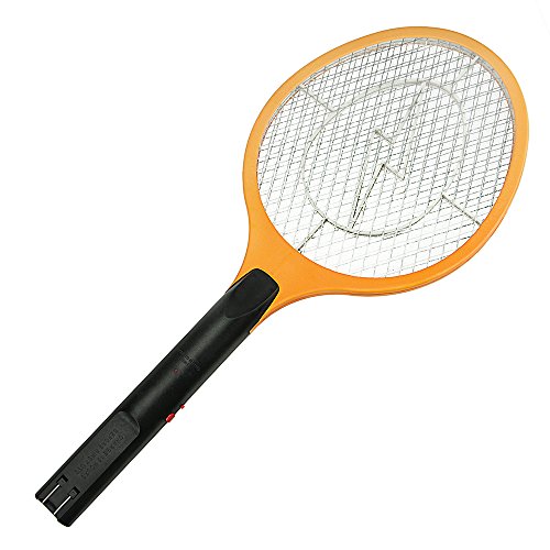 Muchbuy Cordless Rechargeable Mosquito Bug Insect Zapper Electric Fly Swatter Racket Trap