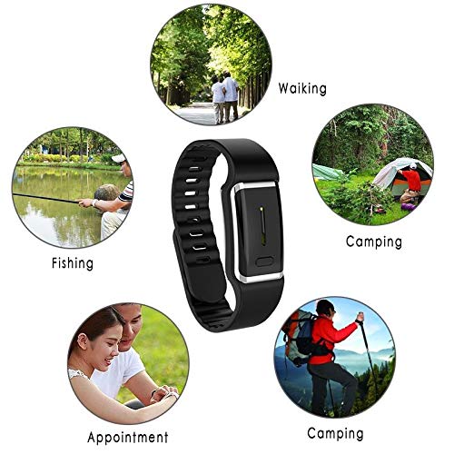 kangle Ultrasonic Mosquito Repellent BraceletsElectronic Bionic Wave Mosquito Repellent Watch for Lovers Men Women Garden Outdoor Camping Fishing Climbing