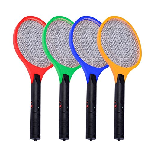 20X814 NEW ELECTRIC FLY SWATTER RACKET LARGE MOSQUITO BUG INSECT ZAPPER