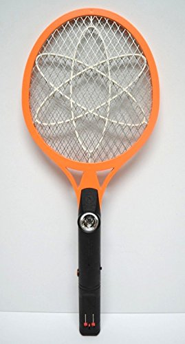 Cordless Rechargeable Bug Zapper Mosquito Insect Electric Fly Swatter Racket Big