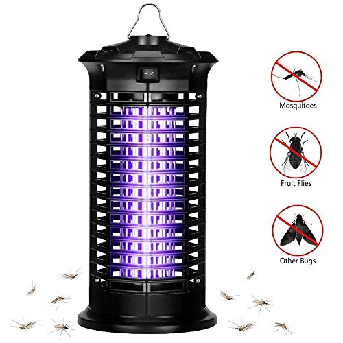 Bug Zapper Electric Insect Killer Upgraded LED UV Light Mosquito Bug Fly Pests Attractant Trap Zapper Lamp for Indoor Home Bedroom Kitchen and Office