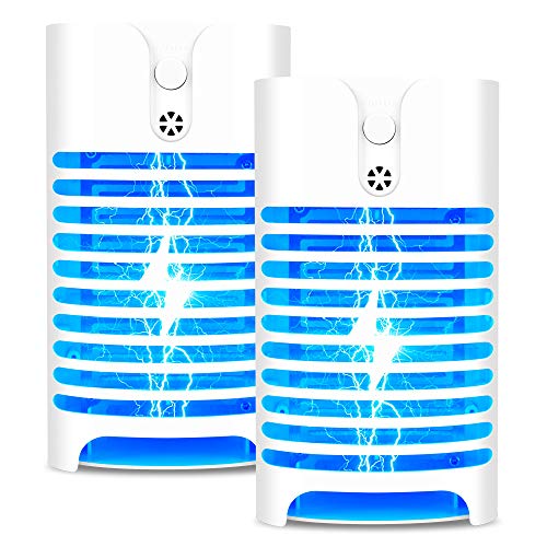 Huite Bug ZapperElectric Mosquito Zapper Mosquito Killer Electronic Insect Fly Killer for Outdoor and Indoor2 Packs