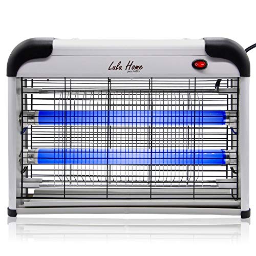 Lulu Home Electric Bug Zapper Indoor Insect Killer for Mosquito Bug Fly with Powerful 2800V Grid 20W Bulbs UV Lamp Trap Pest Killer