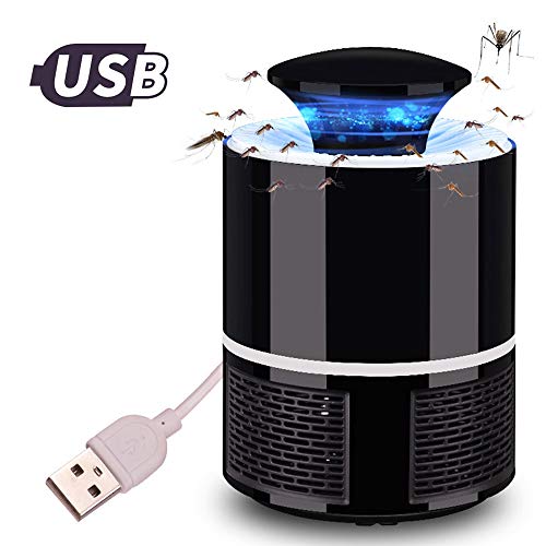 MeterMall New Mosquito Killer USB Electric Mosquito Killer Lamp Mute Home LED Bug Zapper Insect Trap Radiationless
