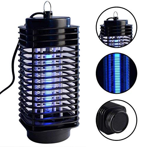 Noa Store Electronic Zapper Insect Killer Electric Mosquito Fly Bug Insect Zapper Killer Control with Trap Lamp 110V - Brush Included