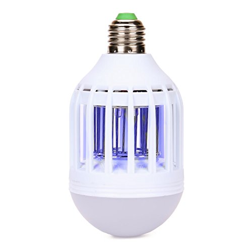 Acrato Mosquito Killer Bulb Mosquito Killer Lamp Pest Control Bug Zapper Mosquito Repellent Trap 2 In 1 Led Light