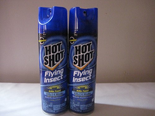 Hot Shot Flying Insect Killer Aerosol Case 2 Pack