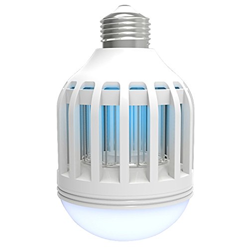 Zap Master 2-in-1 Mosquito Zapper Energy Efficient Porch LED Light Bulb -IndoorOutdoor Flying Insect Killer