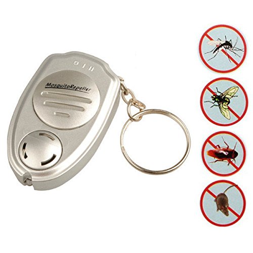 Pink Lizard Ultrasonic Electronic Pest Anti Mosquito Repeller Keychain