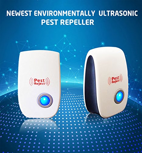 Premium Ultrasonic Pest Repeller 100 Safe Non-toxic No Chemicals Cockroach Rat Rodent Mosquito Fly Insect Electronic