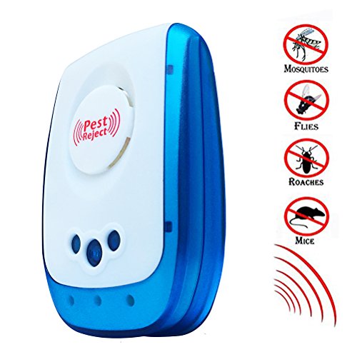 Xinhome Ultrasonic Pest Repeller -effective Repel Rodents And Pests  Miceroachesfliesmosquitosfleas Insects