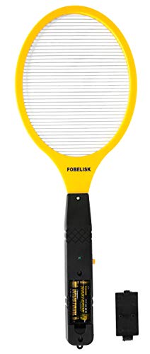 FOBELISK Bug Zapper - Electric Fly Swatter - Mosquito Zapper Killer - Fly Zapper - Electric Fly Swatter Racket for Camping Travel Outdoor and Indoor Pest Control 2AA Batteries Included